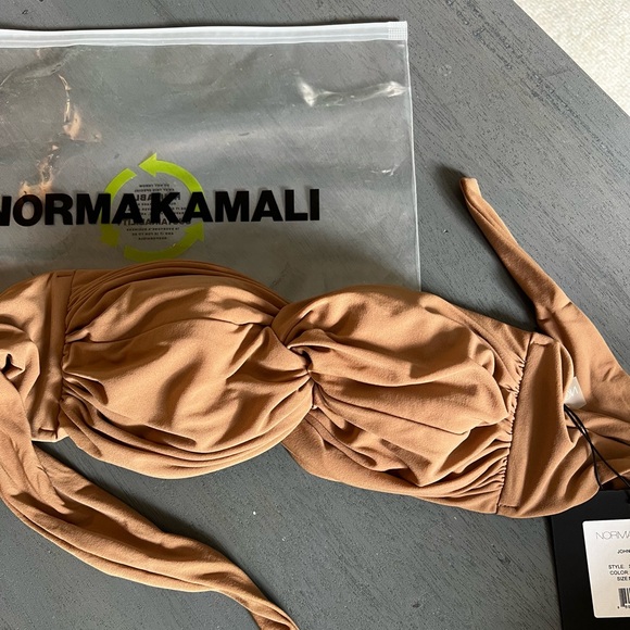 Norma Kamali Johnny D Bra Bandeau Top - Picture 3 of 8